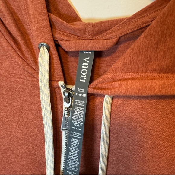 Vuori halo performance jacket orange women's size XS‎ - Picture 3 of 5